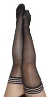 Sexy Retro Thighs- Plus Size Polka Dot Thigh Highs