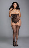 Love Me? Plus Size Open Cup Bodystocking
