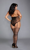 Love Me? Plus Size Open Cup Bodystocking