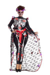 Rosas Day of the Dead- SIZES: XL  & CURVY 1X