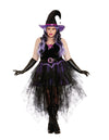 Boo-tiful Witch- Sexy Purple Plus Size With Costume
