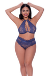 Fine From Both Sides- Plus Size Bra Set