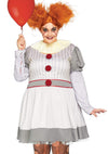 Plus Size Creepy Clown Costume