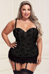 Ride You Like A Horse! Black Lace Bustier