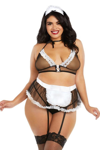Oui Oui, I Clean Your..... Plus Size French Maid Costume