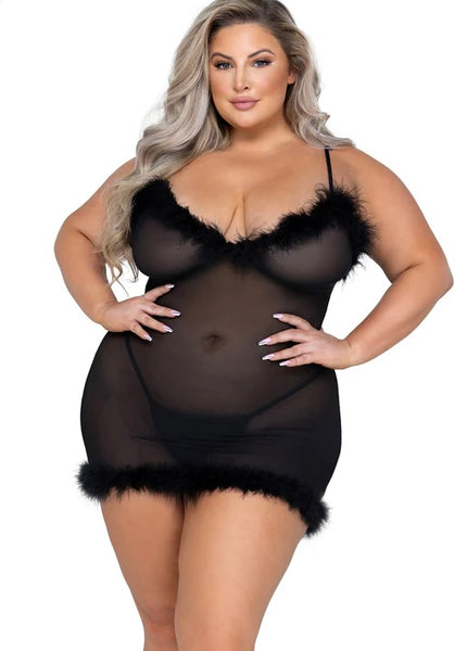 Afterhours Playtime- Plus Size Chemise