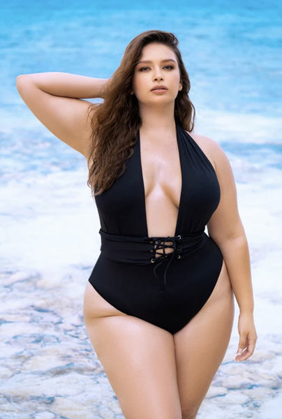 Elegant Beach Mama- Plus Size Swimwear