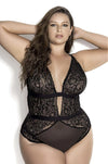 Booty Love- Plus Size Lace Teddy